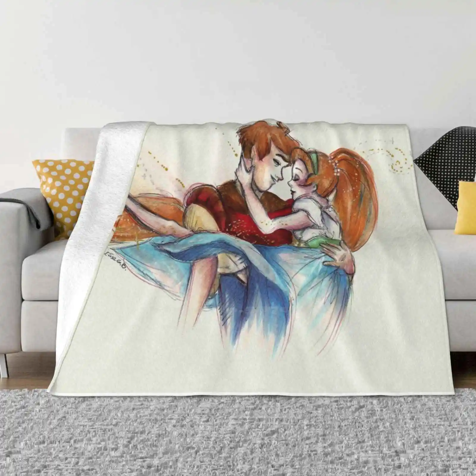 Дюймовочка Мягкое теплое легкое тонкое одеяло