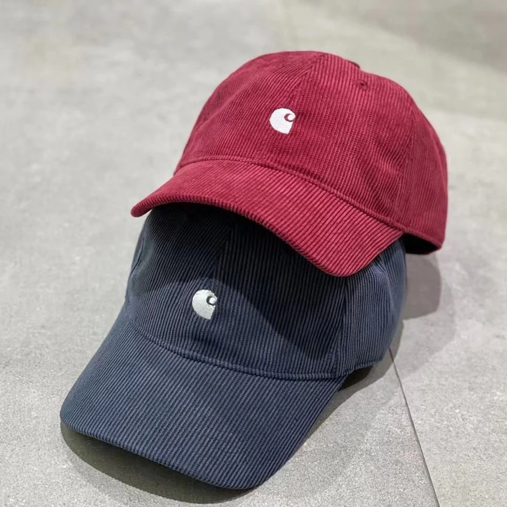 

Carhartt Wip Summer Peaked Cap Men's Women's Casual Baseball Cap Basin Cap Short Brim Sunshade Hat Versatile Carhartt Wip Hats