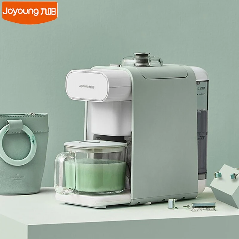 Joyoung Kmini Soymilk Maker Food Blender 600ml Automatic Cleaning Smart Soy Milk Machine Multifunction Food Mixer For 1-3 Person