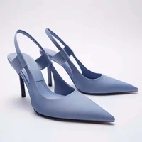 womens purple heeled sandals za shallow mouth pointed high heels stiletto women single shoes casual high heeled shoes mules