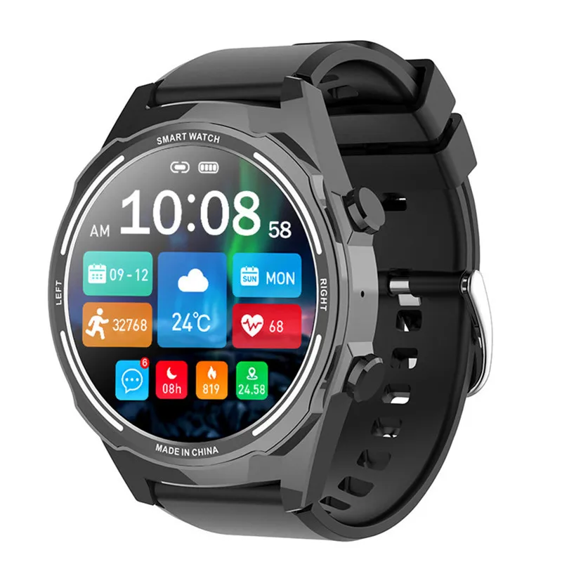 

M16 Fashion Sport Smart Watch Men Wristwatch 1.6 Inch Lartge Round Screen BT Calling Health Monitoring Smartwatch
