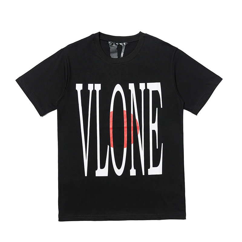 

Футболка VLONE Мужская/женская из натурального хлопка, брендовая уличная одежда из 2022 хлопка, летняя рубашка в стиле Харадзюку, хип-хоп с корот...