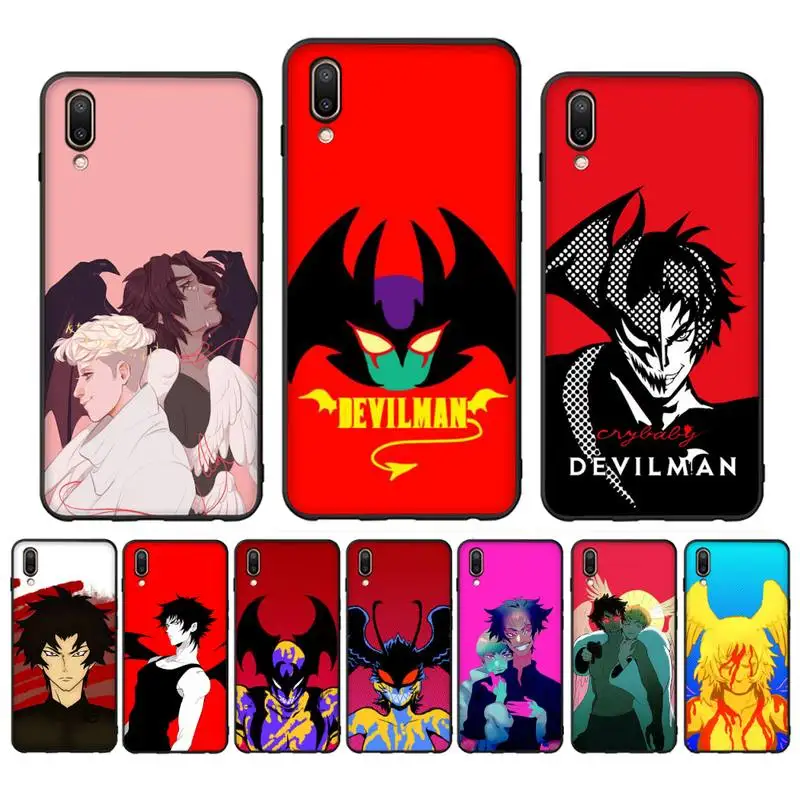 

Devilman Crybaby Phone Case For Oppo Reno Realme C3 6Pro Cover For vivo Y91C Y17 Y19 Funda Capa