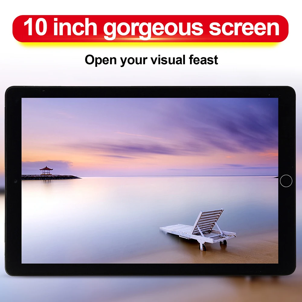 

Android 8.0 System S11 Tablet PC 10.1 Inches IPS Screen 1960&1080 Resolution Three-Camera HD Videos 4G BT 4.1 6GB RAM 128GB ROM