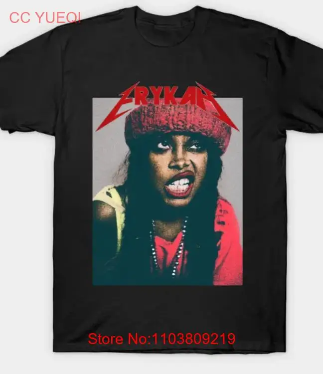 Футболка Erykah Badu для футболок универсального размера Подарок Папе