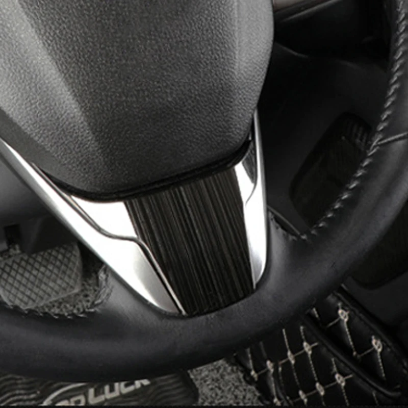 

Car Steering Wheel Emblem Decorative Sticker Stainless Steel Cover For Honda CRV CR-V 2017 2018 2019 2020 2021 Car Interior Trim