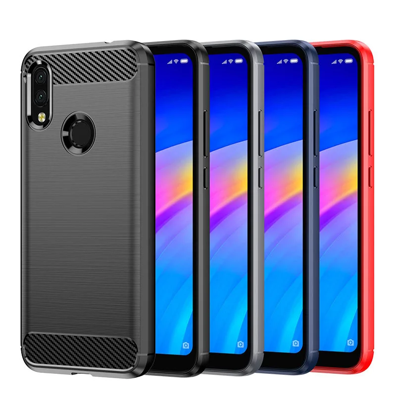 

For Xiaomi Redmi 7A Case, Phone cover for Redmi 7, TPU Soft Protective Case.Black Blue Red