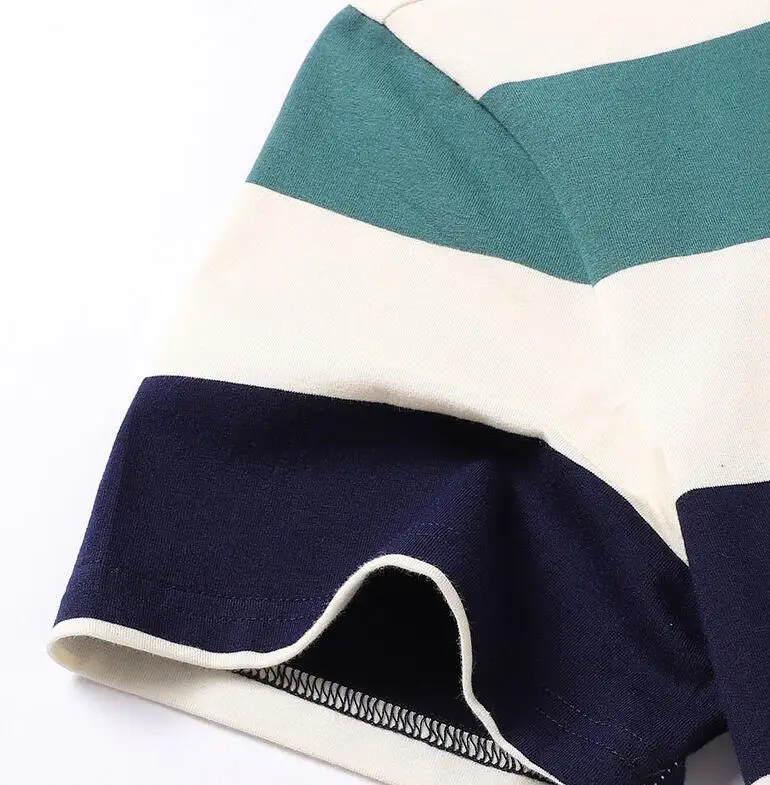 Embroidery Shirts for Men Brand Cotton Short Sleeve T-Shirt Summer Men's Business POLO Shirt Sweat Absorbing Tops Tees