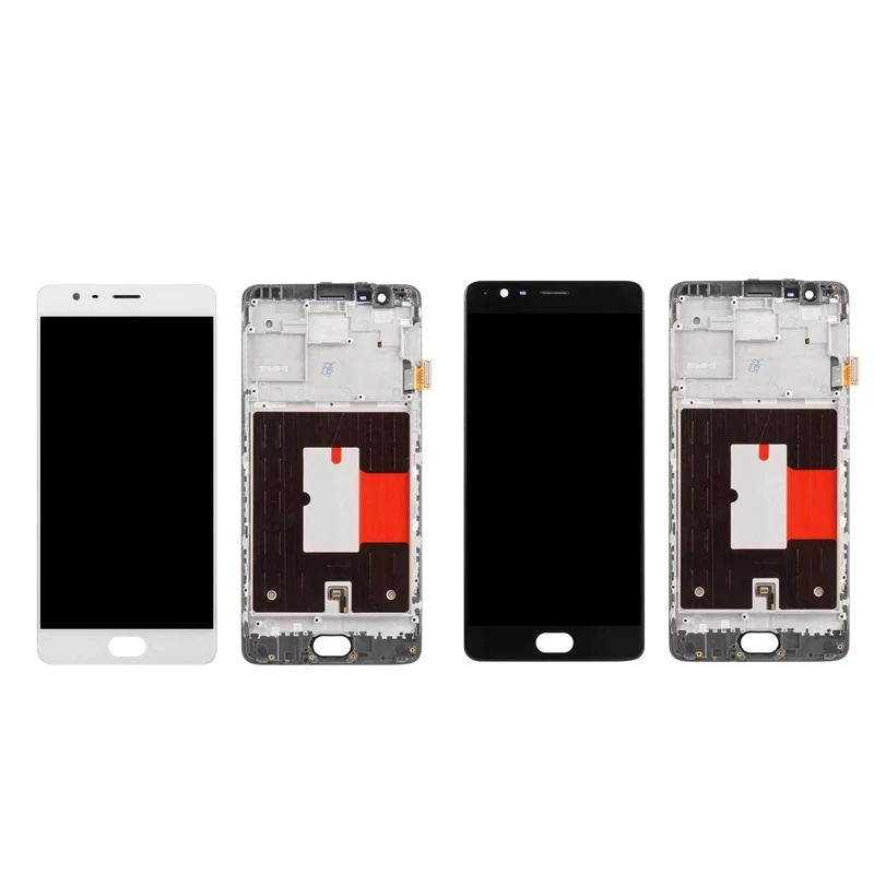 

HOT-LCD Display Contact Screen Digitizer Assembly For Oneplus 3 3T A3000 1+3 1+3T With Repair Tools With Frame