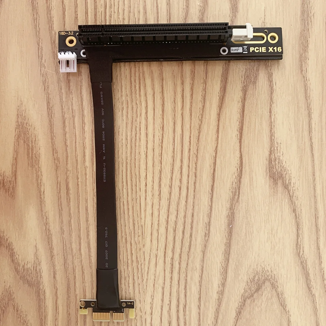 PCIE 3 0 X1 до X16 90-градусный удлинитель для графической карты 6P/4P порт питания