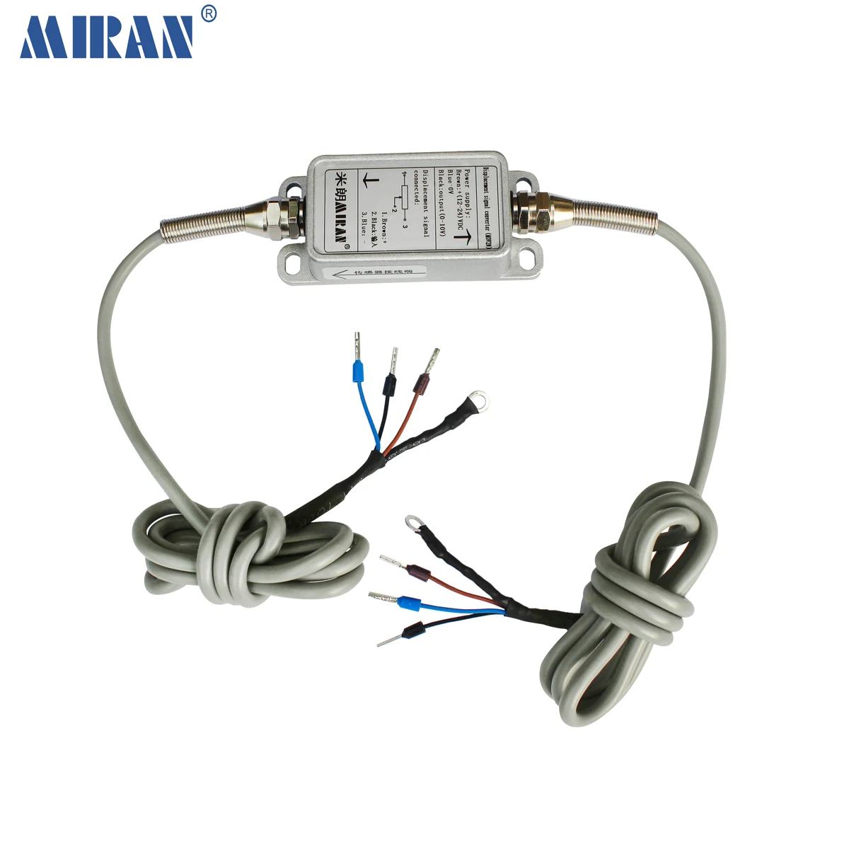 MIRAN MO Signal Amplifier Module/Transmitter for Linear Displacmenet Sensor 0-5V / 0-10V / 4-20mA/RS485 Converter