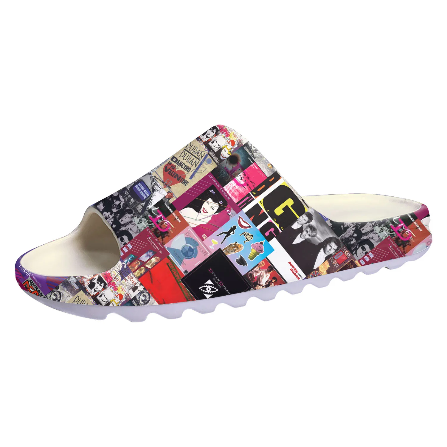 Duran Duran Dance Rock Band Soft Sole Sllipers Home Clogs Step on Water Shoes Mens Womens Teenager Customize on Shit Sandals