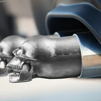 metal head bone exhaust tip