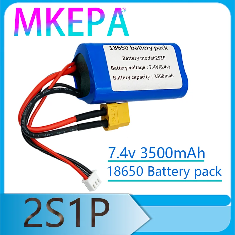 

Литий-ионный Аккумулятор 7,4 В/8,4 в Ач, 2S 1P, используется в одной ячейке, комбинация NCR18650, подходит для разных дронов