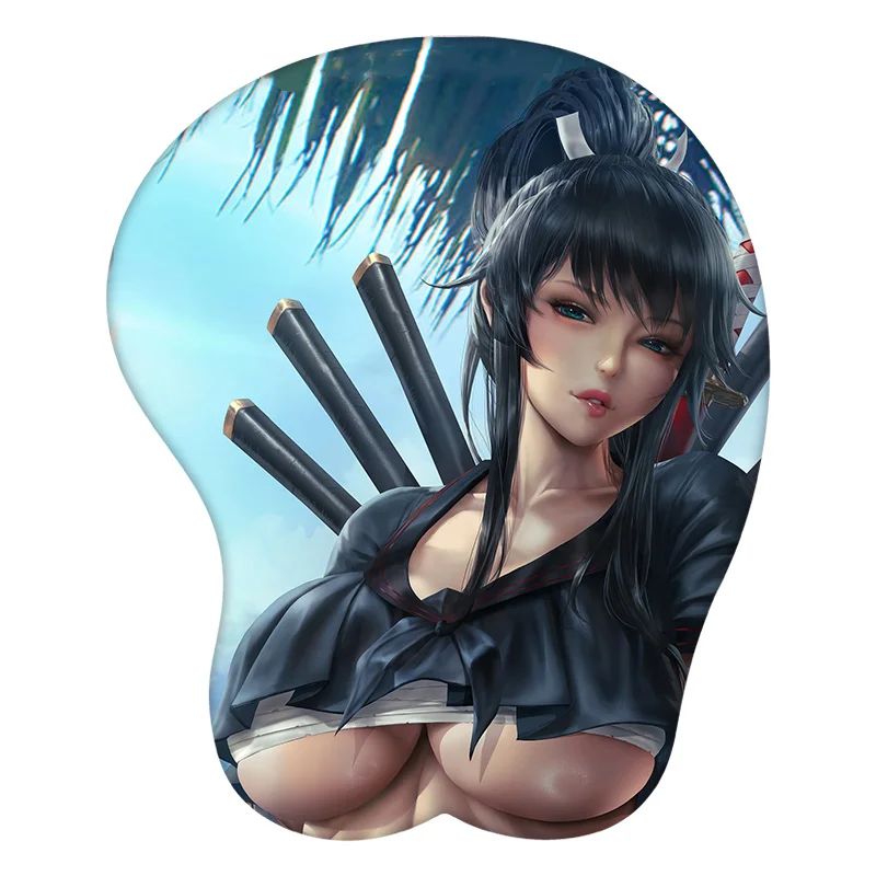 

3D Mouse Pad Homura Senran Kagura Anime Wrist Rest Desk MousePad Mat Gamer Accessory