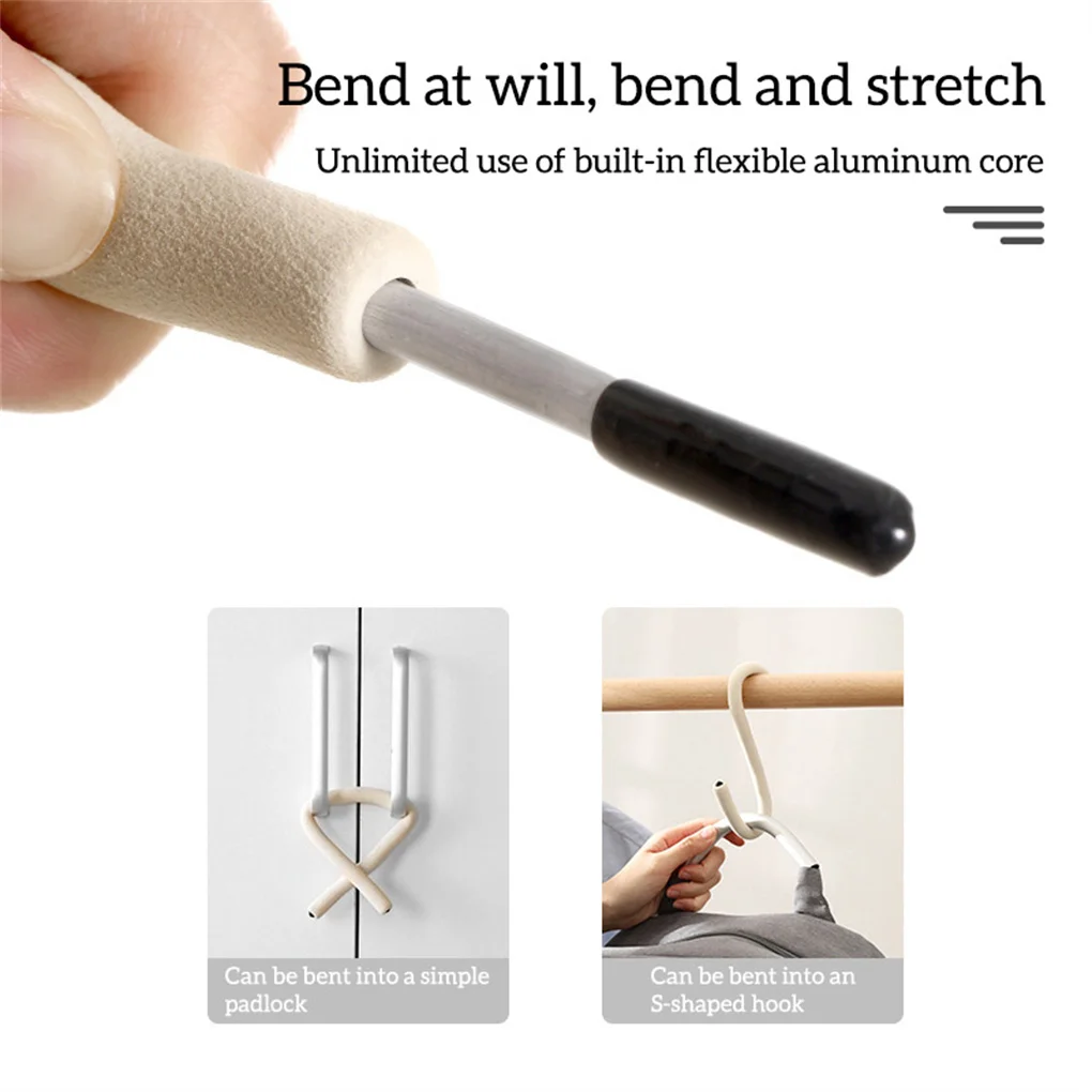 

Cabinet Doorlock Shower Curtain Storage Metal Hanging Hooks Pants Backpack Holder Hanger Household Office Laundry Organizer