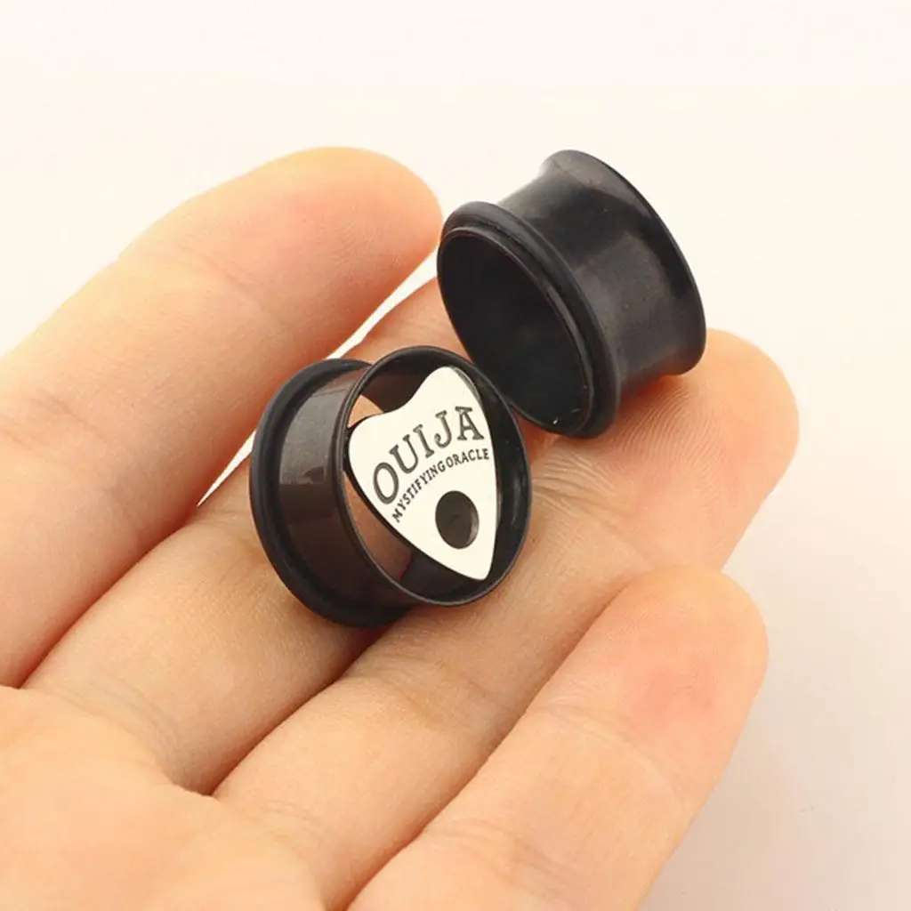 Затычки для ушей в форме сердца туннели-гвоздики из нержавеющей стали