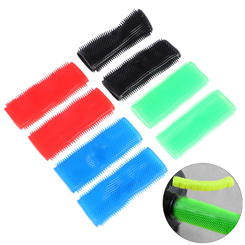 

Universal 2pcs Motorcycle Handlebar Protector Rubber Soft Anti-Slip Handlebar Universal Handle Bar Cover Accessories