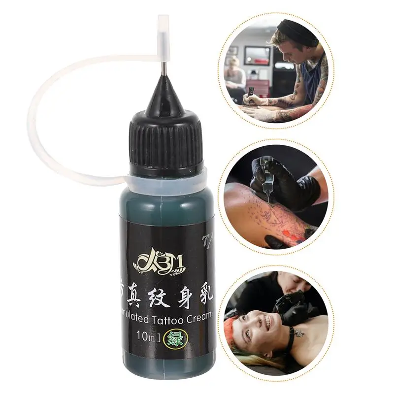 

8 Bottles Professional Temporary Tattoos Fruity Ink Semi Permanent Tattoos Ink