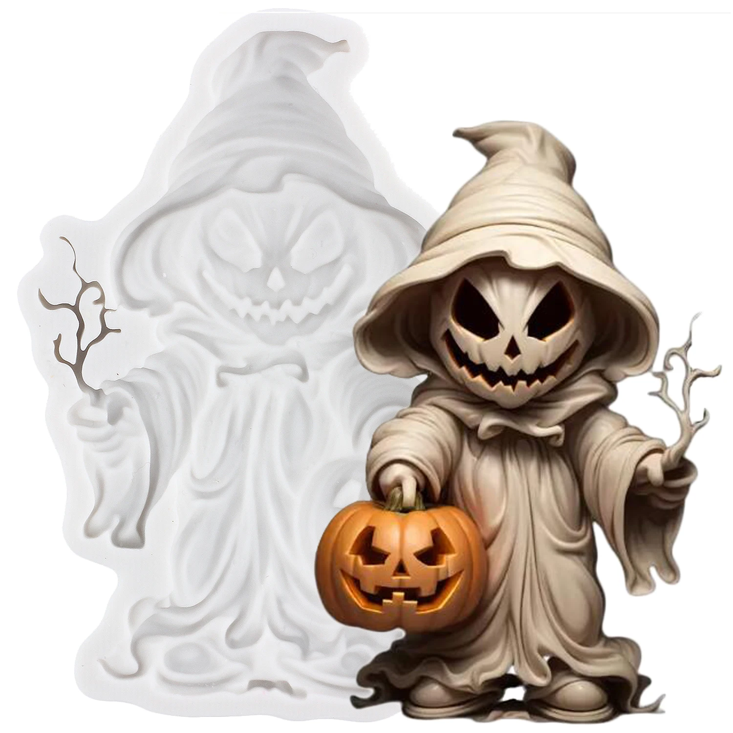 

Силиконовая форма для торта Mujiang Хэллоуин Тыква