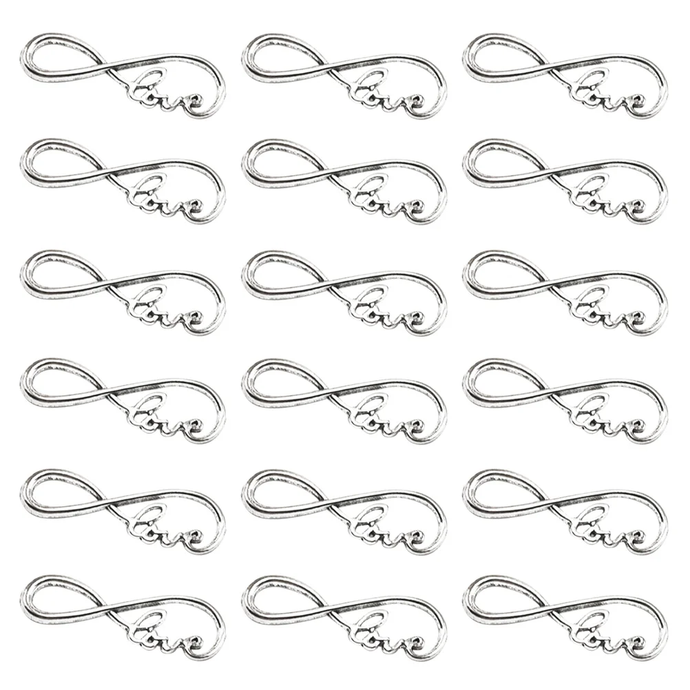 

50 Pcs Jewellery Kit Alloy Pendant Charm Jewelry Making Pendants Connector DIY Charms