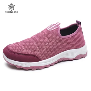 2022 Women Casual Flats Shoes Men Hollow Breathable Mesh Summer Womens Sneakers For Ladies Slip On Flats Loafers Lace Up