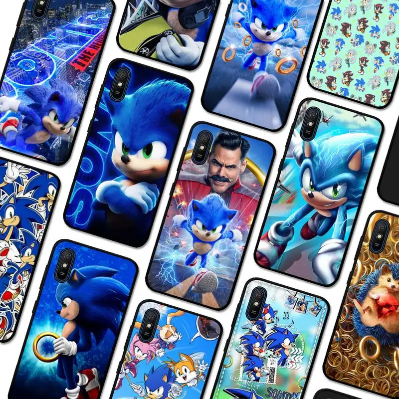 Supersonic-S-Sonic-Game Phone Case for Redmi 5 6 7 8 9 A 5plus K20 4X S2 GO 6 K30 pro