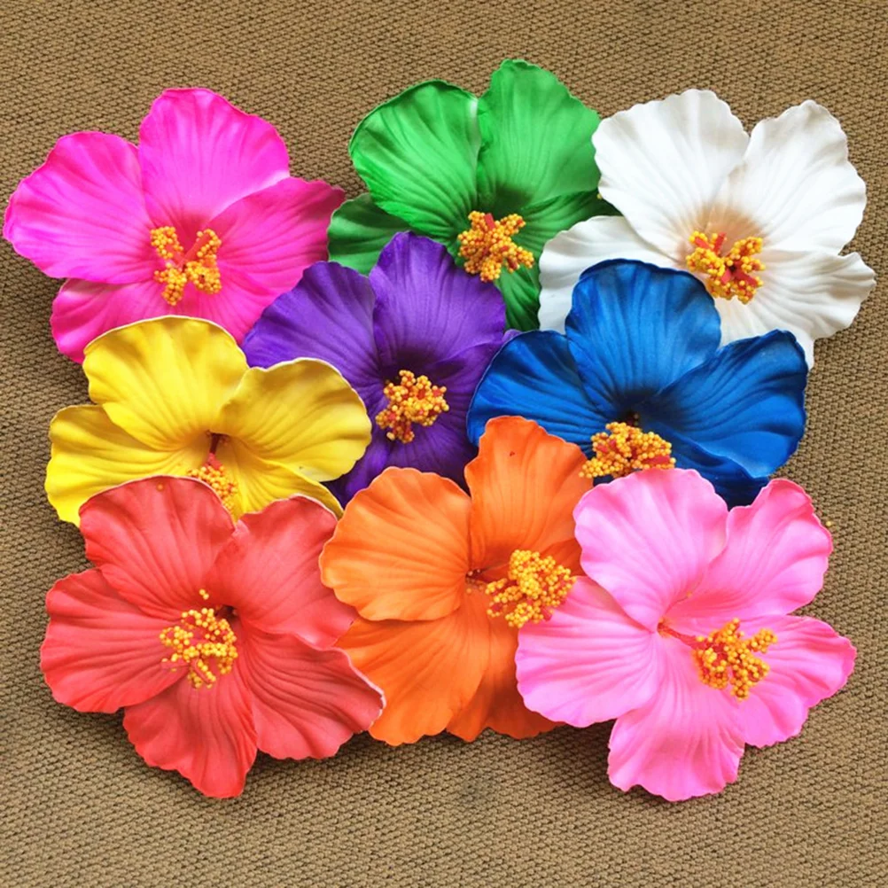 

Hair Flower Clip Clipsbeach Bridal Hawaiian Wedding Floral Hairpin Hawaii Women Artificial Decoration Headpiece Bohemian