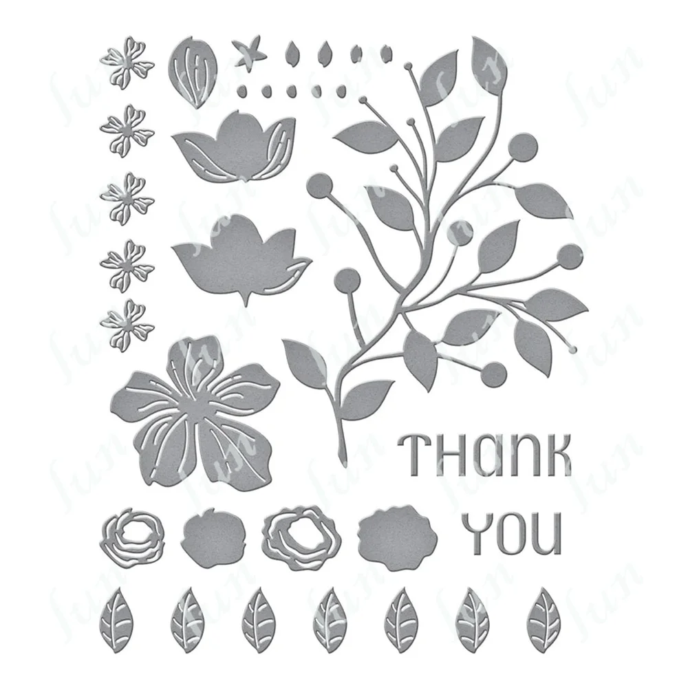 Купи Four Petal Thank You Floral Metal Cutting Dies Diy Scrapbooking Photo Album Decorative Embossing Paper Card Cutting Dies Crafts за 283 рублей в магазине AliExpress