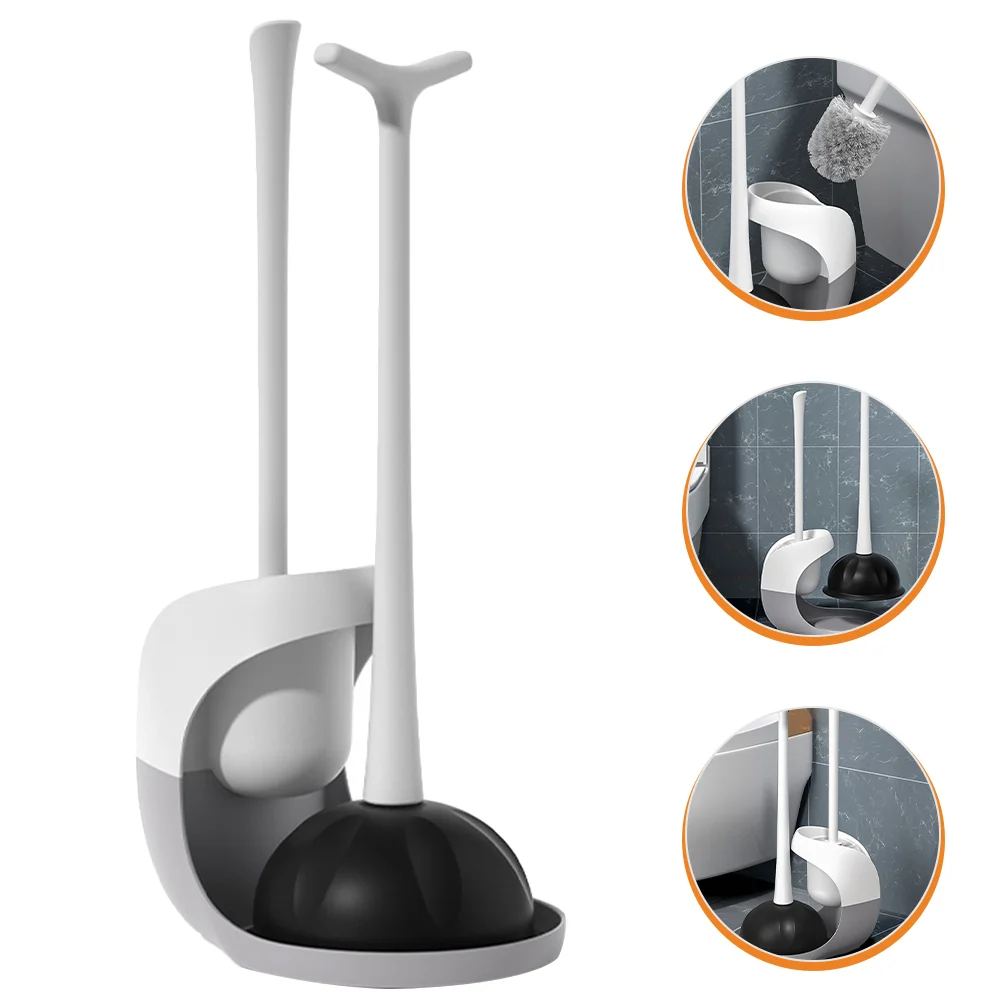 

1 Set Replacement Practical Simple Heavy Duty Plunger Set Toilet Air Plunger Bathroom Cleaning Brush