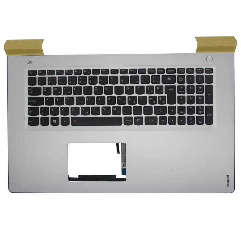 For The New Lenovo Ideapad 700-17 700-17isk Laptop 5CB0l02342 Case C Cover Palm Pad Case With Backlit Serbian Keyboard/Touch Pad