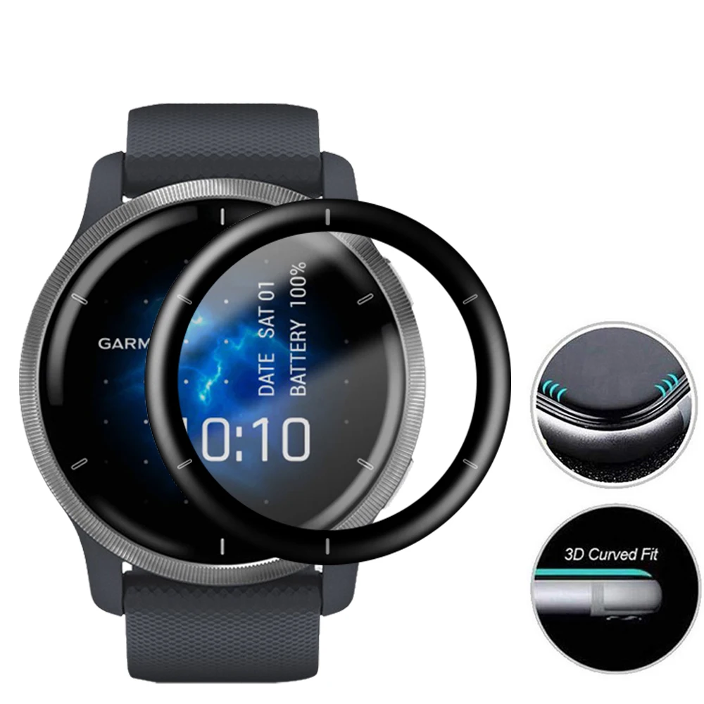 Защитная пленка для 3D крышки Garmin Fenix 7/7s/7x/Epix CAME 2 Plus/2S/SQ Vivoactive 4/4S аксессуары защиты