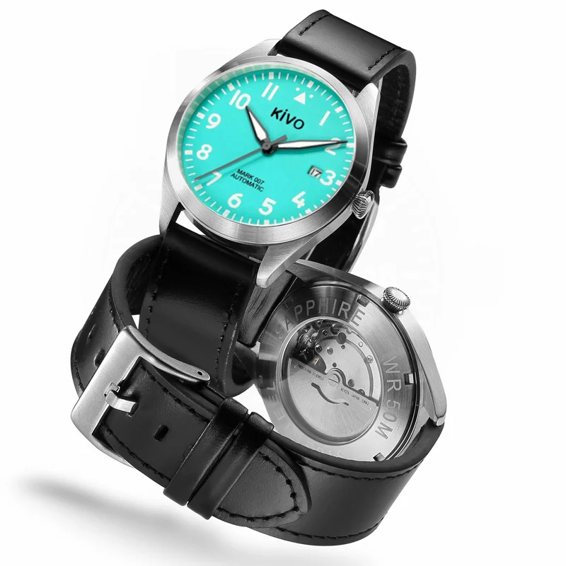 TFniy Blue Mechanical Watches Women Automatic Wristwatch Reloj Automatico Mujer Pilot Chino Venus