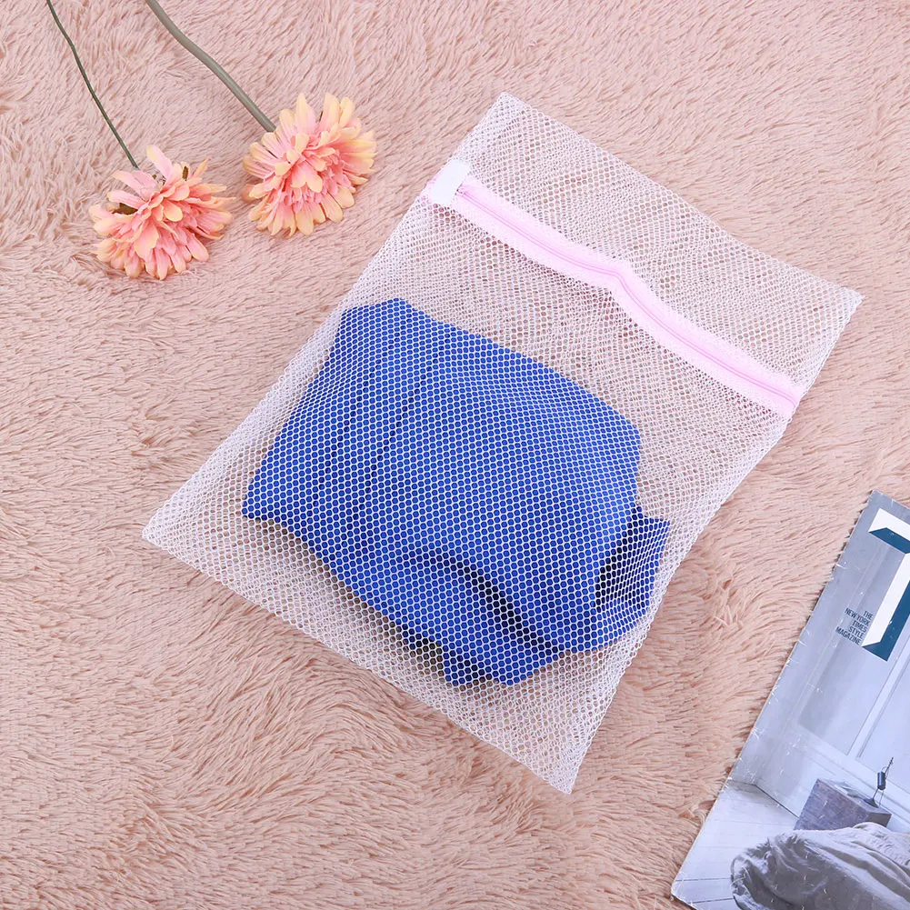 

Zipper Mesh Laundry Wash Bags Foldable Delicates Lingerie Bra Socks Underwear Classified Cleaning Clothes Cleaning Bags