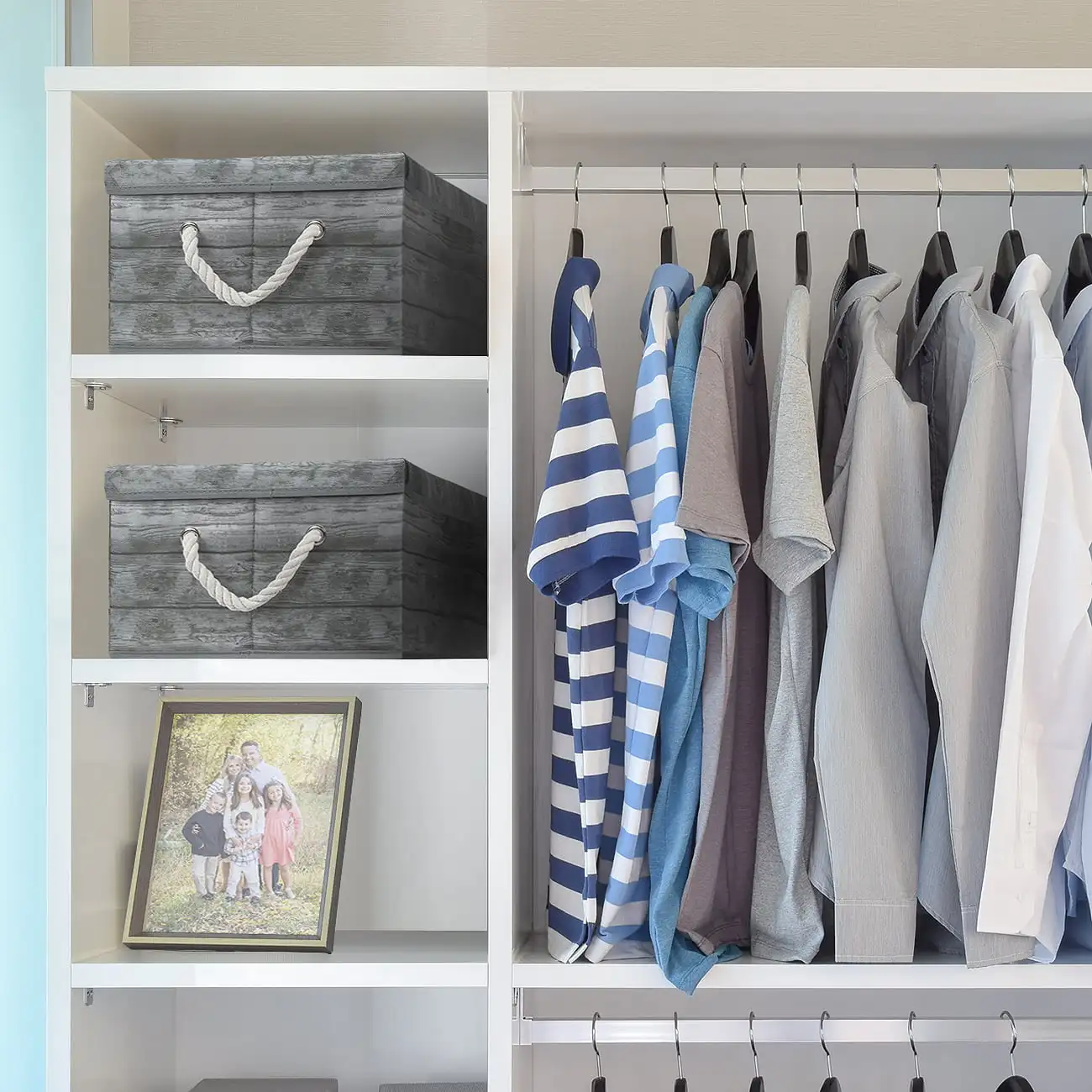 

Pattern Storage Box - Grey (2 Pack), Great for Child Room Storage Box Organizer