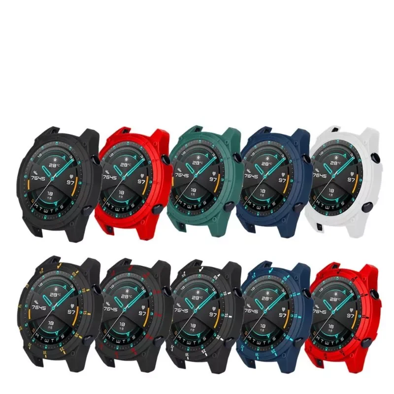 

Case For -Huawei -Watch GT2 46mm Colorful Smart Watches Cover TPU Shell GT 2 46mm Protector SIKAI Sport Accessories