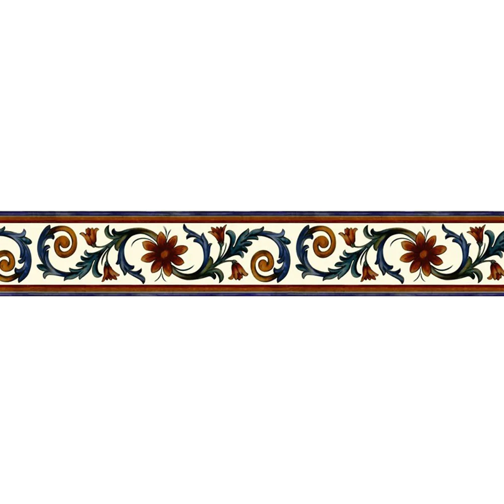 

Настенная Наклейка на стену, винтажная водостойкая клейкая полоска из ПВХ, рулон обоев, полка, плитка