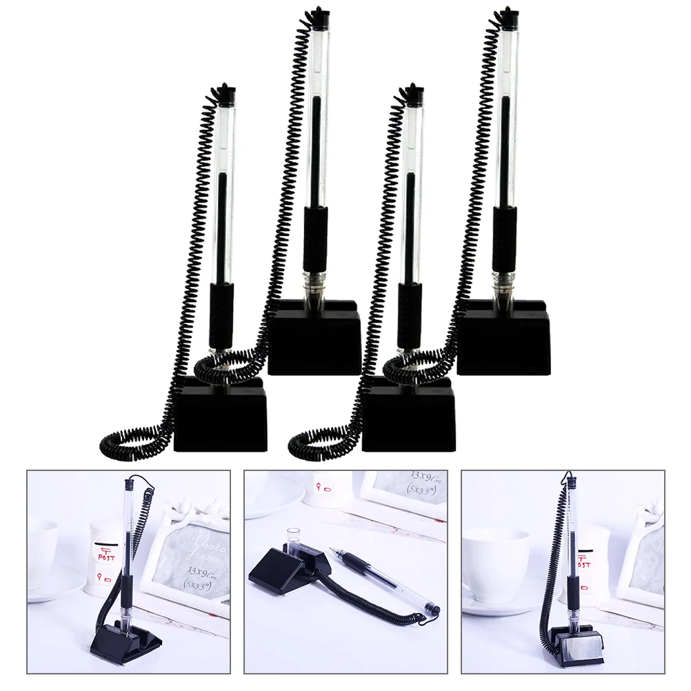 

Office Gel Pen Wear-resistant Sign Pens Counter Business Accessory Decorative Stand Plastic Table