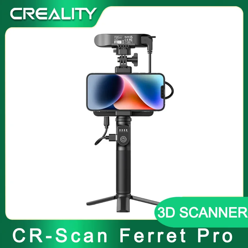3D сканер Creality CR-Scan Ferret Pro для принтеров беспроводное сканирование WiFi6 точность 0 1