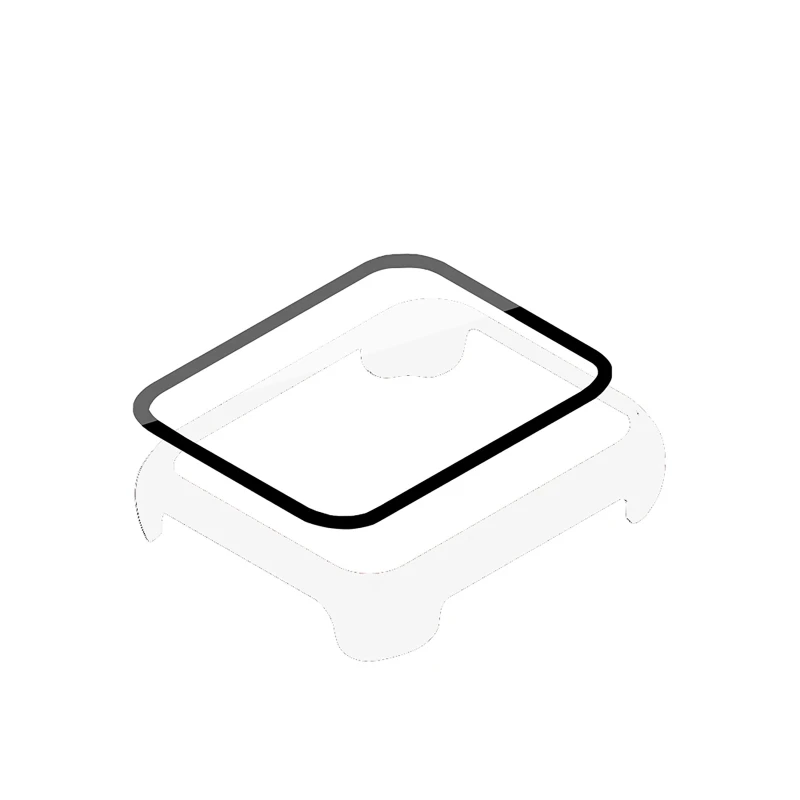 Защитная пленка для экрана Oppo Watch 2 42/46 мм, прозрачная, полное покрытие, дружественный корпус.