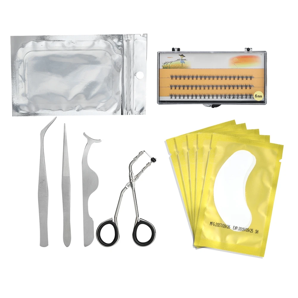 

Professional False Eyelashes Extension Kit Grafting Eyelash Tools for New Starter