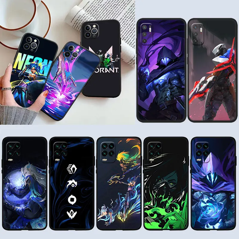 Фото Чехол для телефона AR80 V-VALORANT Shell для Samsung Galaxy S20 S21 S22 Ultra FE Plus A21S A22 A24 A25 A26 A30 A30S A31 №1