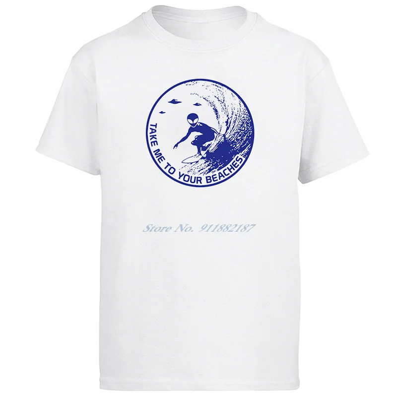 

Alien Surfing graphic t shirts short sleeve t-shirts Tees Tops O-neck T-shirt t shirt for men Harajuku Streetwear Men's clothing