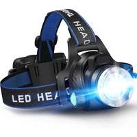 powerful t6 led headlamp usb dc charging headlight waterproof zoomable head lamp 18650 battery led head flashlight for camping