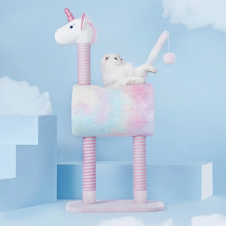 

Игрушка для домашних животных, Интерактивная игрушка, телефон с царапинами, дерево для кошек, единорог, кошка, рамка для скалолазания, игров...