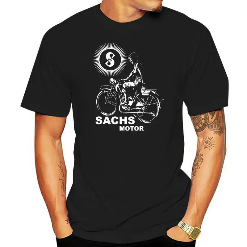 

SACHS MOTOR Mens Short Sleeve T-Shirt Black Funny
