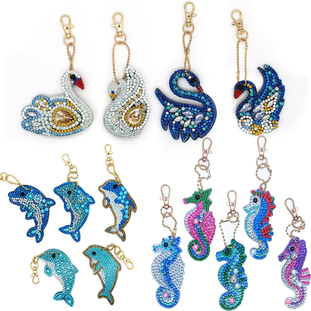 4/5 шт. брелок для ключей Лебедь |