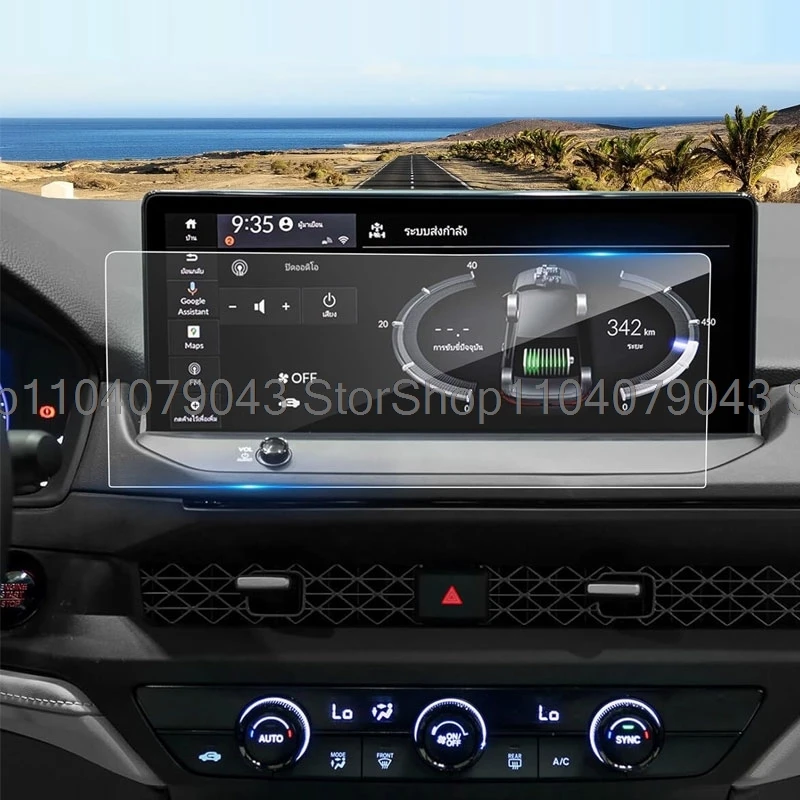 

Защитная пленка из закаленного стекла для Honda Accord Hybrid Touring 2023 2024 2025 12,3 дюйма, автомобильная GPS-навигационная защитная пленка