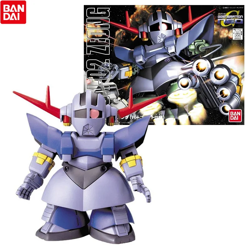 

Bandai Genuine Gundam Model Kit Anime Figure SD BB Warrior MSN-02 ZEONG Collection Gunpla Anime Action Figure Toys for Children