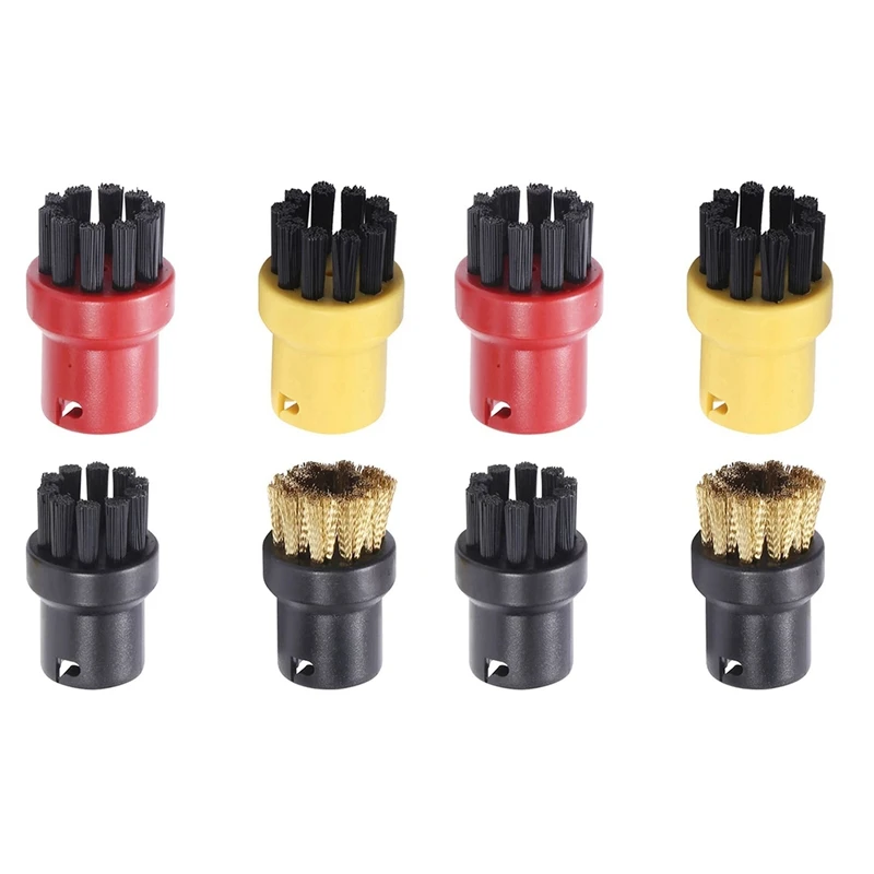 

8X Cleaning Brushes For Karcher SC1 SC2 SC3 SC4 SC5 SC7 CTK10 Steam Cleaner Attachments Round Sprinkler Nozzle
